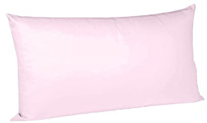 Fleuresse Colours Kissenbezug, Mako Satin, Hellrosa, 40 x 80 cm
