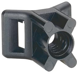 Legrand 031950 - Embase Noire à Visser Pour Collier Colson 9mm - Lot De 100