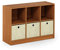 Furinno Estanterías, Roble, Light Cherry, 6