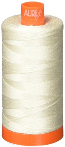 Aurifil A1050-2311 Mako Cotton Thread Solid 50WT 1422Yds Muslin