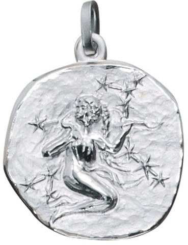 Sternzeichen Jungfrau - Anhänger aus 925 Echt Silber Sterlingsilber Halsschmuck