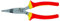 USAG 077 N - Pinza isolata a becchi piatti lunghissimi diritti 00770005