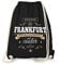Fashionalarm Turnbeutel - Ich komme aus Frankfurt - Bin viel Cooler als du | Fun Rucksack mit Spruch als Geschenk Idee für stolze Frankfurter, Schwarz One Size
