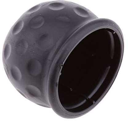 Tappo di protezione per adattarsi a sfera di traino per auto, nero 50 mm
