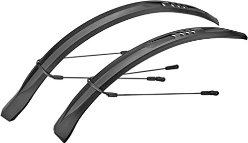 Hebie Unisex – Erwachsene Viper S Set Radschutzgarnitur, Schwarz, Einheitsgröße