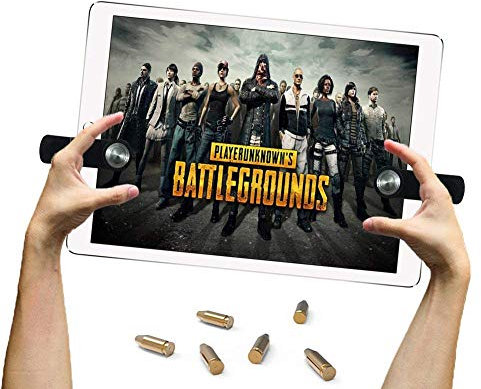 EEkiiqi Mobile Game Trigger Tablet Pad Game Controller Shoot and Aim Trigger Fire Buttons kompatibel mit PUBG Mobile Controller Fortnite/Knives Out/Rules of Survival für i-Pad Tablet