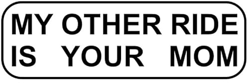 Decus My Other Ride is Your MOM L 1410 (schwarz) // Sticker OEM JDM Style Aufkleber