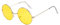 Lazzboy Frauen Männer Vintage Retro Brille Unisex Fashion Circle Frame Sonnenbrille Eyewear Klassische Lennon Runde Polarisierte Mit Schutz Paar Hippie Stil Kreis Farbige Gläser(H)