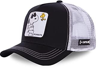 Capslab Snoopy Die Peanuts Schwarz Weiß Trucker Cap - One-Size