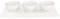Villeroy & Boch Manufacture Rock Cuencos para Salsas y Aperitivos Porcelana Premium, Blanco
