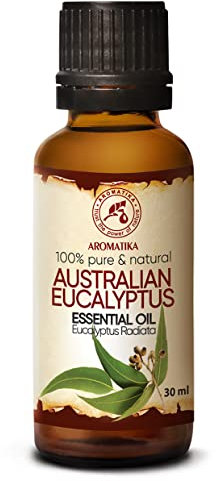 Australisches Eukalyptusöl 30 ml - Eukalyptus Radiata - Australien - Ätherisches Öl zur Aromatherapie - Yoga - Sauna - Reines Eukalyptusöl - Australian Eucalyptus Essential Oil