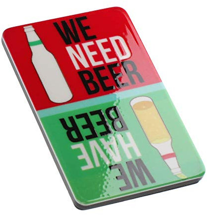 Stands Out, Supplying Outstanding Gifts We Have Beer We Need Beer Message Alcohol Beer Lovers Funny Quote Novelty Magnet