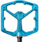 STEMPEL 7 breite blaue Pedale