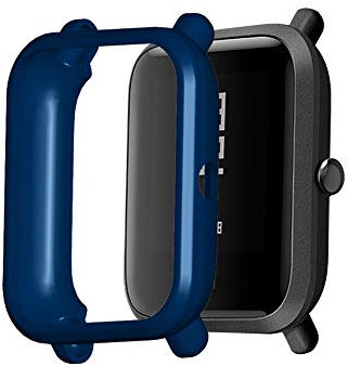 Sklepee Funda protectora TUP Funda protectora para reloj inteligente compatible con Bip/Amazfit Bip S/Bip 1S/Amazfit Bip Lite/bip Lite 1s/Amazfit A1608 Protector de pantalla