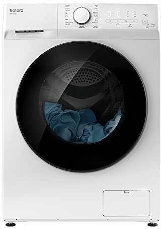 Cecotec Lavadora 10 Kg Carga Frontal Bolero DressCode 10400 Inverter. 1500 rpm, 1950 W, Motor Inverter Plus, 15 Programas, Higienización máxima, DelayStart