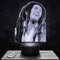 Nachttischlampe - Touch-Nachtlicht B. Marley 3D-LED-Lampe Illusion, Geschenkidee Weihnachten Geburtstag Junge und Mädchen Nachttischlampe Kinder- oder Erwachsenenzimmer TOP