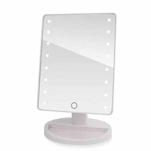 Kingavon VM201 VANITY MIRROR WITH DIMMABLE LEDS - BATTERY OPERATED