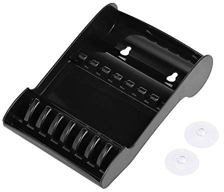 Hundnsney Schere Ständer Rack Case Haar Scissor Halter Zahnstange 6-Halter-Haar Scissor-Organisator-Aufbewahrungsfach Für Friseur Mit 2-Sauger