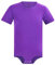 Landofgenie Homme Bouton Pression col Rond Chemise Collants Manches Courtes Leotard Lingerie Combinaison Violet XL