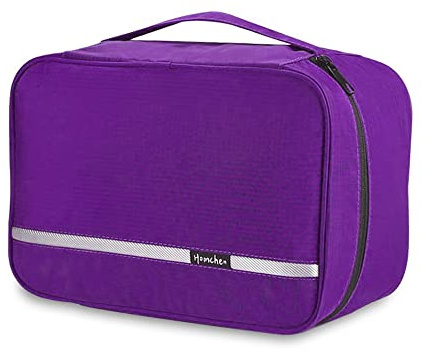 homchen Hanging Travel Toiletry Bag, Waterproof Folding Portable Cosmetic Wash Bag for Men and Women…