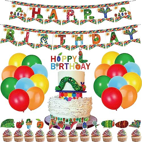 Geburtstag Luftballons the Very Hungry Caterpillar Kuchen Deko Geburtstag die Kleine Raupe Nimmersatt Party Deko Geburtstag die Kleine Raupe Nimmersatt Geburtstag Girlande