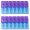 2PCS Twice a Day Detachable Weekly Pill Organizer with Am/Pm Compartments Large 7 Day Medicine Storage Box Travel Tablet Box with Push Button for Meds(Purple/Blue,Size:6.89 x 3.35 x 1.18inch)