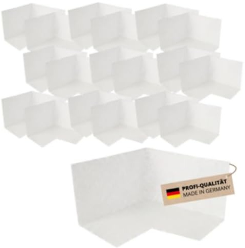 20x Alfa Flüssigkunststoff Vlies-Ecken – Innenecken für Flüssigabdichtungen | Profi Qualität - Beidseitig vliesbeschichtet - Innenecken - Vorgeformt für Flüssigabdichtungen