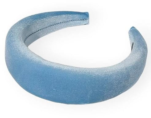 Harreif Abgerundetes Stirnband aus Samt für Damen, Haarband (Himmlisch)