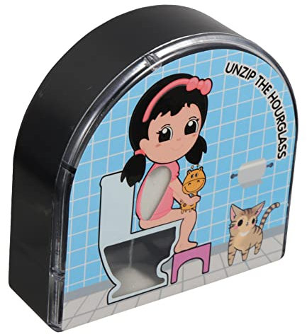 MAGICLULU Sanduhr Für Toilette Minuten Timer Badezimmer Dekor Sand Uhr Stunde Timer Muster