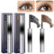 FENGQ 2 Stück Judydoll Mascara,3D Curling Eyelash Iron Mascara,Judydoll Curling Mascara,Kein Verklumpen(Schwarz+Braun)