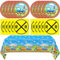 41 PCS Train Party Supplies Train Theme Birthday Decorations Disposable Tableware Including Plates Napkins and Tablecloth for Boys Girl Birthday Party