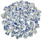 Piastrelle per mosaico in ceramica e porcellana, 500 g, rotte irregolari, per fai da te, pavimenti, cucina, piscina, vasi di fiori (porcellana 11)