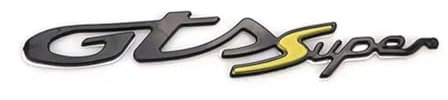 Adesivo emblema 3D Decalcomania for Vespa Sprint 150 Primavera150 GTV GTS Super 250 300 Logo in plastica Decora Accessori for moto(GTV Yellow)