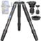 WEYLLAN LX9 Carbon Fiber Tripod Heavy Duty Camera Tripod, Professional Camera Strand with 10-Layer Carbon Fiber Tube 40mm Leg, Suitable for Telephoto Lens Shooting