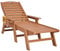 VEVOR Sonnenliege, 204 kg Tragfähigkeit, Verstellbarer Liegestuhl mit 6-Fach Verstellbarer Rückenlehne, HDPE-Strandliege mit Getränkehalter, Relaxliege für Pool, Terrasse, Hinterhof, Rasen, Braun