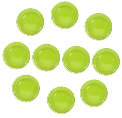 GARVALON 10 Stücke Baby Flasche Abdichtung Kappe Flasche Reise Kappe Breite Hals Deckel Für Muttermilch Lagerung