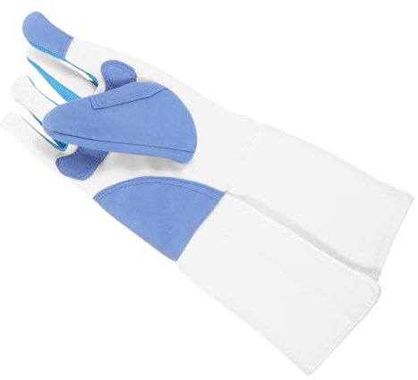 INOOMP Fechthandschuh Wiederverwendbar Rutschfest Trainingshandschuh Strickhandfläche Fechtausrüstung Für Erwachsene Und Kinder Rechte Hand Größem