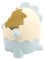 NUOBESTY Cartoon Dinosaurier Eierschalen Stifthalter Kawaii Mülleimer Stift Organizer Pinselhalter Schreibtisch Briefpapierhalter Desktop Mülleimer Stiftetui Kosmetikpinselbecher
