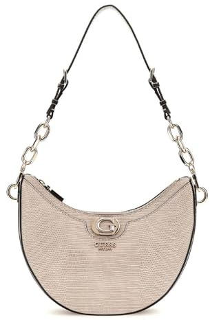 GUESS Orlina Top Zip Shoulder Bag Taupe