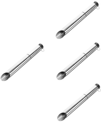 YARNOW 4 Pièces épandeur à Main Plantes Plantation de Jardinage Râteau cultivateur Outillage de Jardin Outils de Jardin kit semis perforateur excavateur planteur Acier Inoxydable