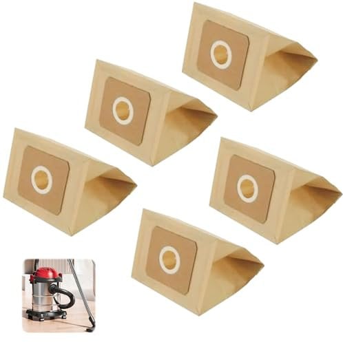 5Pcs Strong Paper Dust Bags, Efficiency Paper Dust Bags, Vacuum Cleaner Accessories, Vacuum Cleaner Bags for Bush Model VCB35B15C1J7W-70 VYTRONIX RBC02 BC-402 BC-501 Argos Value VC-401 VC-402