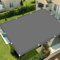 Voile D Ombrage Abri de Jardin 3 x 4 m Imperméable 98% Anti UV Auvent Protection Solaire avec Œillets Voile Solaire Shade Net pour Patio Terrasse Extérieur, Gris Clair