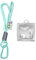 Fiorky Pixel Stone Blindpixelfilter Schlüsselbund Transparent Mosaiklinse Geschenk (Blaues Seil)