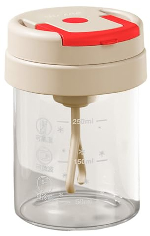 Tasse à café auto - mélange - tasse auto - mélange | Coupe auto -mélange avec 2 tiges de mélange | Haute vitesse Convient pour le café, le lait, la poudre de protéines | pour