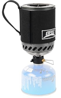 BRS Stove Hunting Camping Gear 1500W Personal Cooking With Fine Adjustment Valve Burner Stovetop Cooker All-in-One For Hiking Backpacking Fishing BRS-61