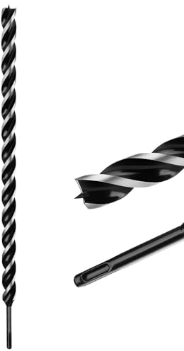 Extra Long 25mm x 600mm Auger Drill Bit SDS Plus, SDS Wood Auger Drill Bits