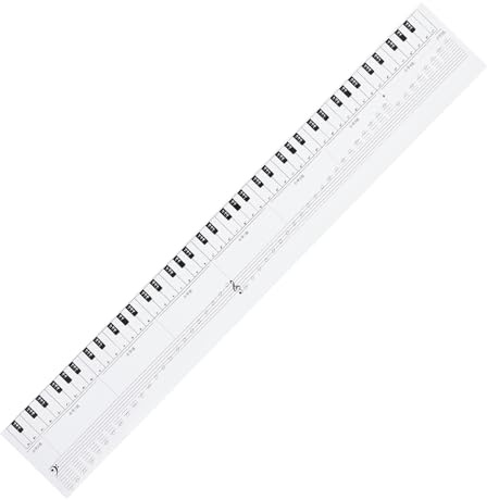 Alipis Piano Keyboard Übungspapier Tasten Doppelseitig Wasserfest Anfänger Lernhilfe Notenübersicht Klavier Fingerübungen Lehrhilfe