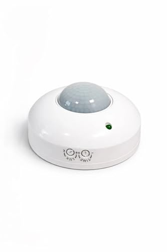 PIR Motion Sensor Ceiling 360° Surface Mount Infrared Motion Detector Light Switch Indoor IP20 White