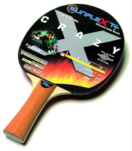 sunflex Sport Tischtennis-Schläger Crazy