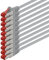 1aTTack.de 3m Cat6 Ethernet Cable Lan Patch Cat 6 Cables Internet Rj45 Plug 1Gbit/s SFTP PIMF for switch, router, modem, computer, gaming, tv, patchfields - gray - 10 pieces 3m